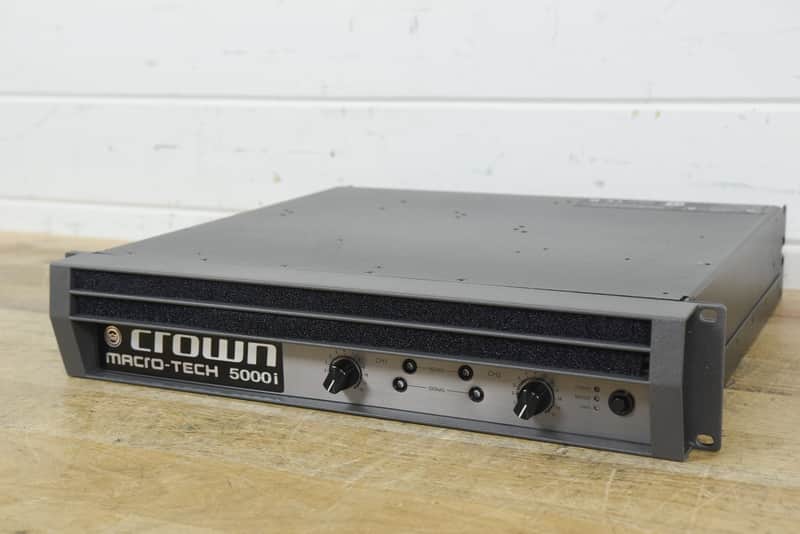 Crown Macro-Tech 5000i 2-Channel Power Amplifier (church owned