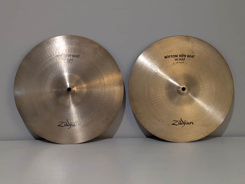 Zildjian 14" A Series New Beat Hi-Hat Cymbals (Pair) 1982 - 2012 - Traditional image 1