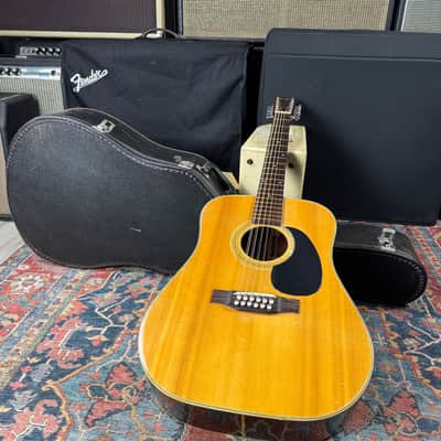 Pro Martin D-2812 Style Dreadnought Model D220 Made in Japan - 1970's image 3