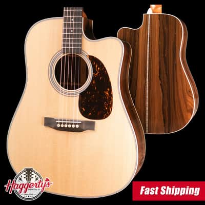 Martin Custom Shop Dreadnought Acoustic Guitar - Ziricote with Hardshell Case image 1