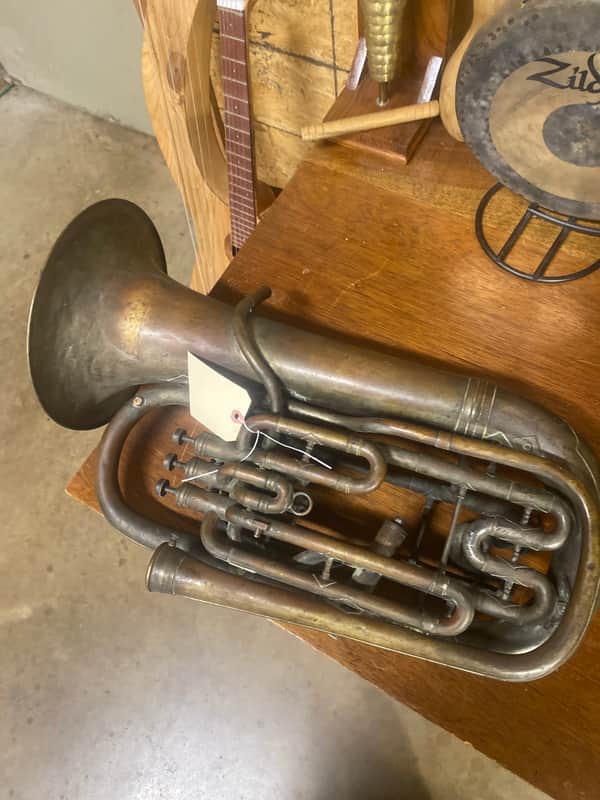 York and sons Euphonium twin bell as is image 1