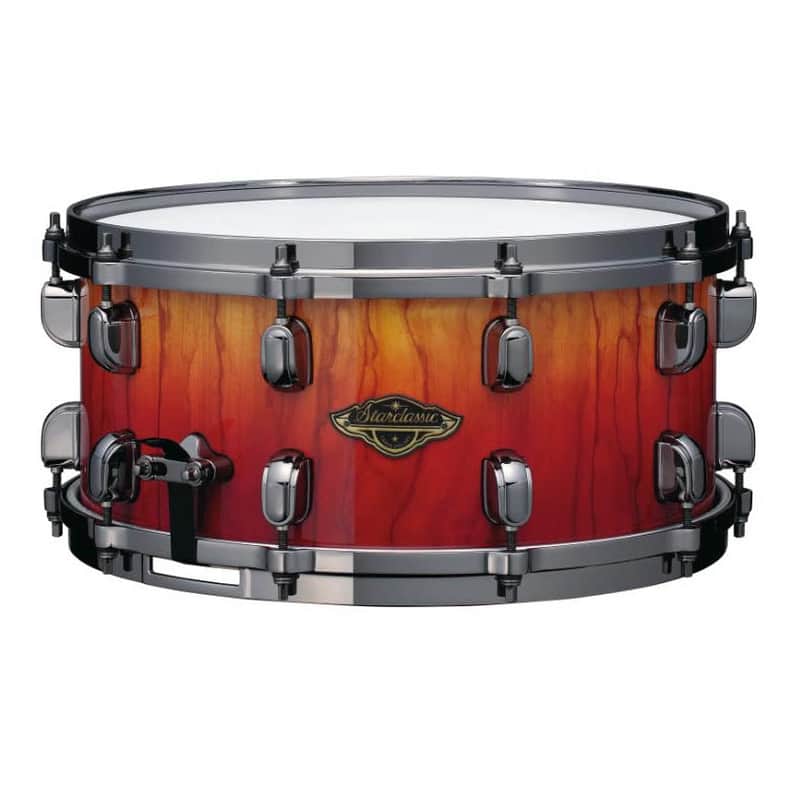 Tama Starclassic Walnut/Birch Snare Drum 14x6.5 Vermillion Bosse Fonce Fade image 1