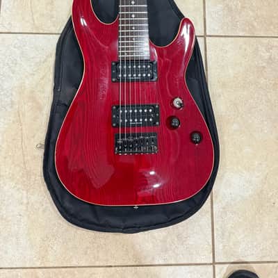 Schecter Diamond Series C-7 7 String Maybe Early 2000’s? - Red image 1