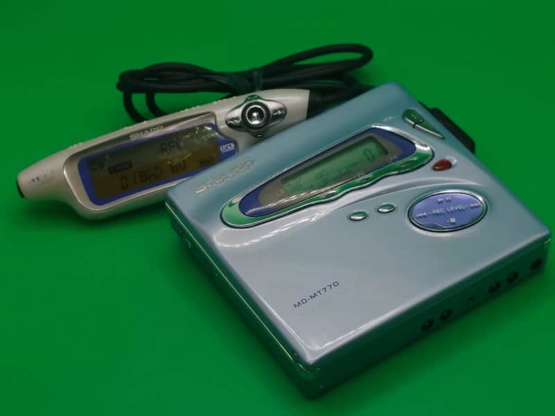 Sharp MD-MT770 Main Unit Walkman Recorder w remote mdlp minidisc image 1