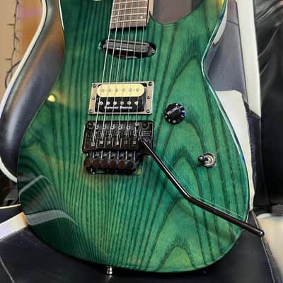 ESP LTD Mirage Deluxe M-II 1994 - Trans Green image 1
