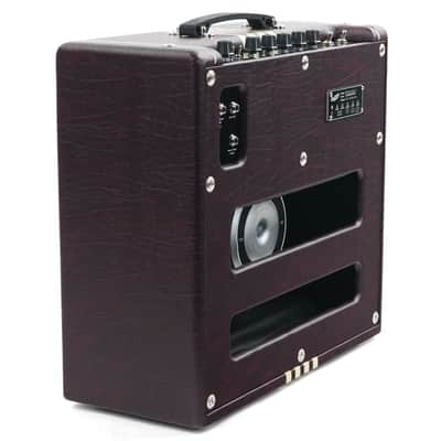 Supro Delta King 12 Burgundy White image 9