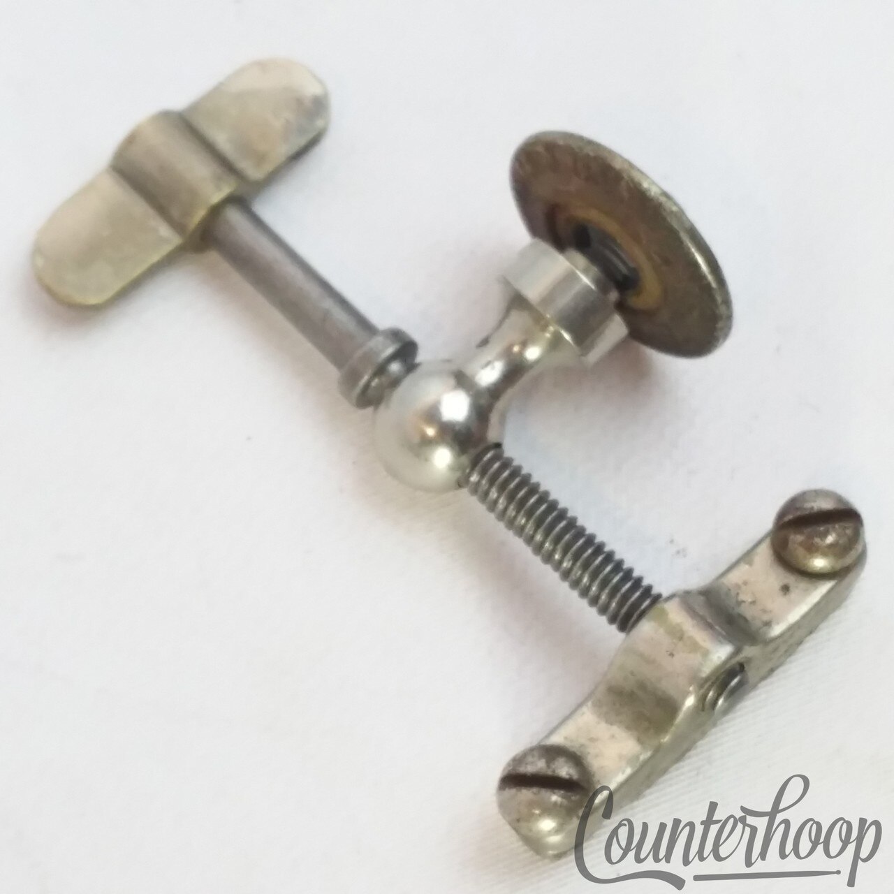 Slingerland Snare Drum Strainer Tensioner Eyelet-Mount Nickel Vintage 20s USA* — main photograph