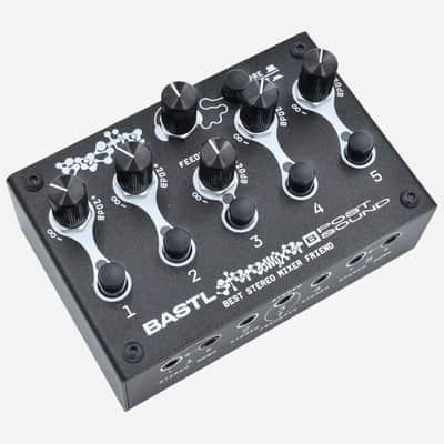 Bastl Instruments BESTIE Compact Battery Powered Stereo Mixer with Overdrive and Feedback image 1