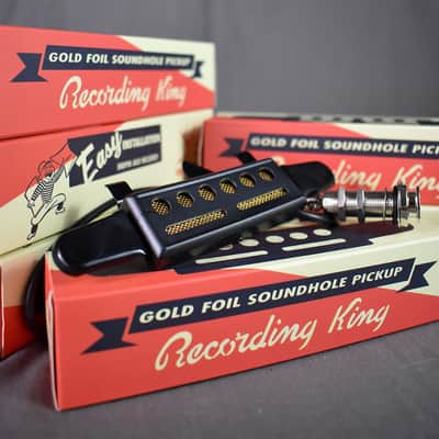 Recording King RC-GFP-1 Gold Foil Sound-Hole Pickup image 6