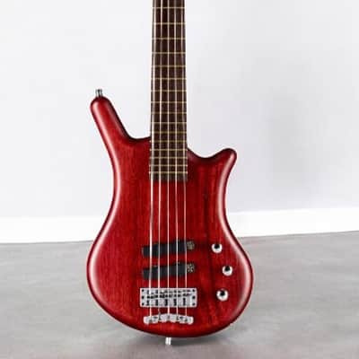 Warwick Pro Series Thumb BO-5 String-Burgundy Red Transparent Satin image 1