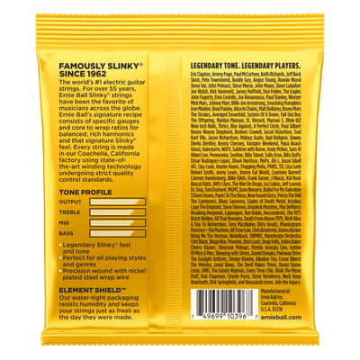 Ernie Ball EB2216 Skinny Top Beefy Bottom Slinky Guitar Strings 10-54 - Electric Guitar Strings image 2
