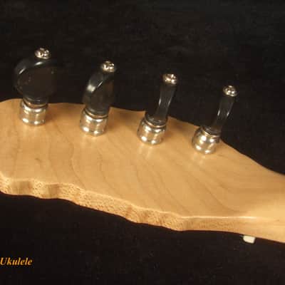Handmade Concert Ukulele, Solid Taiwania, Pommele, TAIWAN Map, Soft-bag, Bruce Wei UG15-2875 image 9