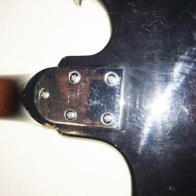 Vintage Made in Japan Palmer? Single Pick UP 60's Brown Burst image 7