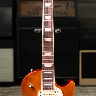 Gibson Les Paul Studio Double Trouble Electric Guitar - Dirty Lemon Burst/Cherry Back with Gig Bag image 4