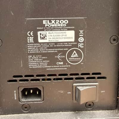 Electro Voice (EV) ELX200 Powered Single 12" Two-Way Loudspeaker 90 x 60 Degree Coverage Pattern image 7
