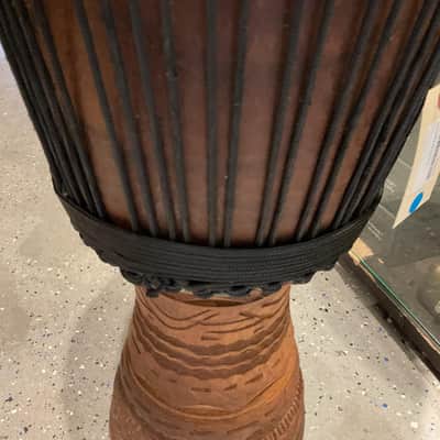 Djembe large 12" skin head 24" tall w/soft bag image 4