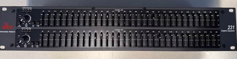 dbx 231 Dual Channel 31-Band EQ 2000s - Gray image 1