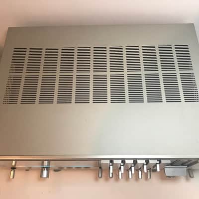 JVC JA-S44 1979 Silver face vintage stereo integrated amplifier with upgraded blue LED display image 7
