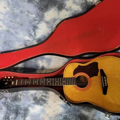 Vintage RARE 1970 Harmony H159 Dreadnought Birch Natural Neck Reset New Strings Pro Setup Original Soft Shell Case image 19