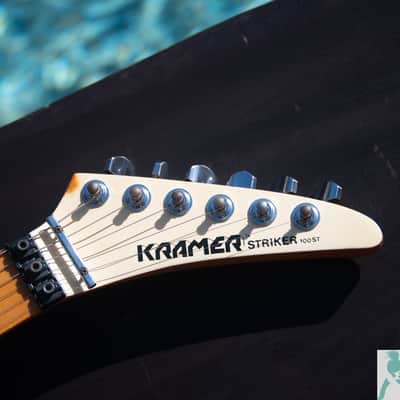 1986 Kramer Striker 100ST  Electric - Banana Headstock - Floyd Rose image 5