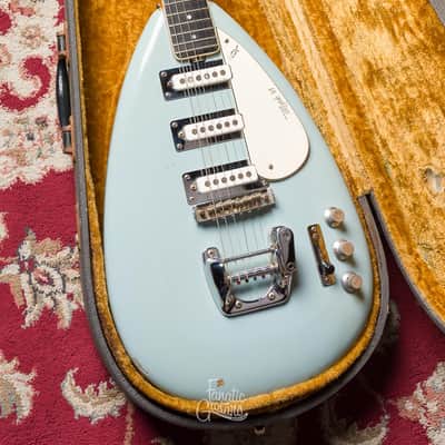 Vox Mark VI Teardrop 60s - Blue #245857 Second Hand image 3