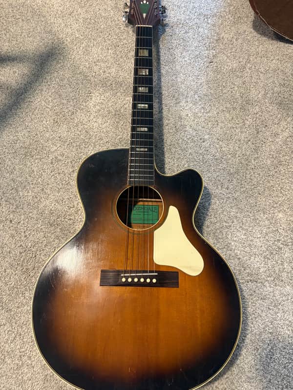 Silvertone Baxendale 1950s - Burst image 1