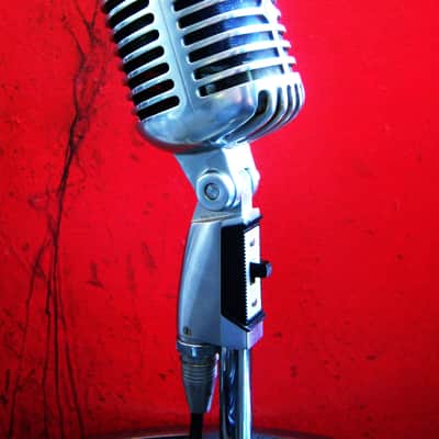 Vintage 1960 Shure 55SW dynamic cardioid microphone multi Z w accessories Elvis 55 55S 556S PE55 image 4