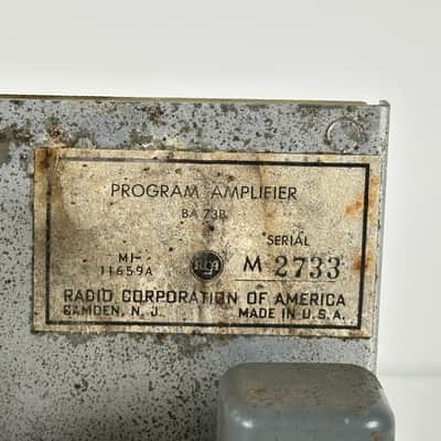 RCA BA-73-B Program Amplifier UTC Transformers Microphone Line Preamplifier Bus Original Vintage image 3