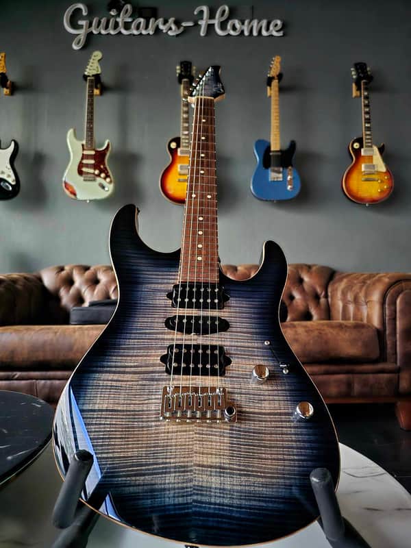 Suhr Modern Plus - Faded Trans Whale Blue Burst image 1