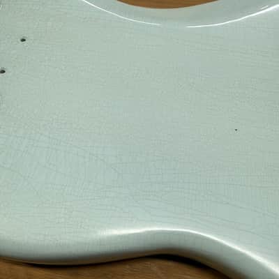 Kohlin Guitars JZ Offset replacement body Nitro Relic Faded Sonic Blue Made in Sweden image 14