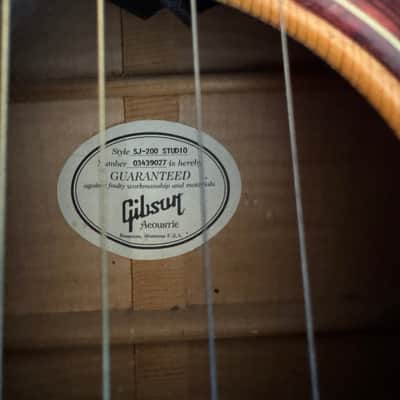 Gibson J-200 Studio 2009 - 2012 - Antique Natural image 4