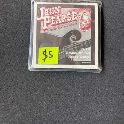 John Pearse Strings Mandolin set # 2200H 80/20 Bronze Wound Heavy Gauge image 2