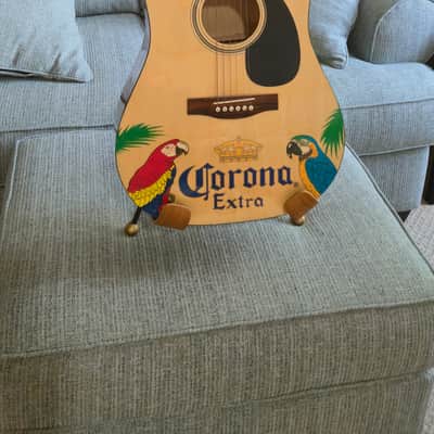 Wild and Crazy "Parrot Head" Guitar! Plays Great - Read image 1