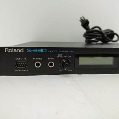 Roland S-330 Digital Sampler 1987 - 1988 - Black image 2