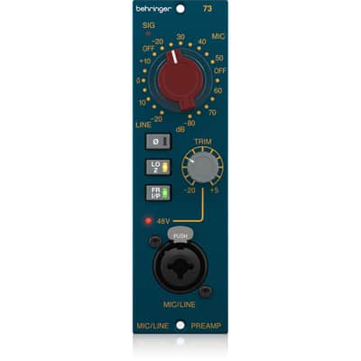 BEHRINGER 73 - 500 Series Legendary Microphone Preamplifier