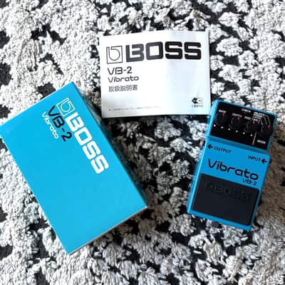 Boss Japan Vintage VB-2 Vibrato ACA Black Label 1982 w/Box Manual Near-Mint image 8
