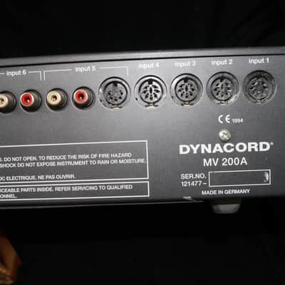 Dynacord MV 200 A (Full Range) 1994 - Black image 4