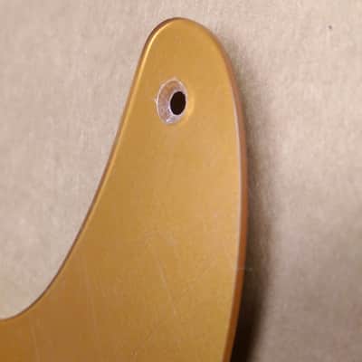 Gold replacement pickguard for Squier Classic Vibe 50s Precision Bass image 2