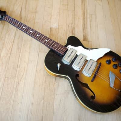 1960s Truetone Swingmaster by Kay K673 Vintage Electric Guitar Barney Kessel image 14