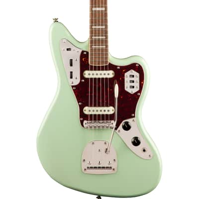 Squier Classic Vibe 70's Jaguar Electric Guitar, Indian Laurel, Surf Green