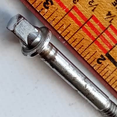 Ludwig 1+2 3/4"T-Rod Snare/Floor Tom Drum 12-24 Tension Chrome Vintage 60s USA*G image 2