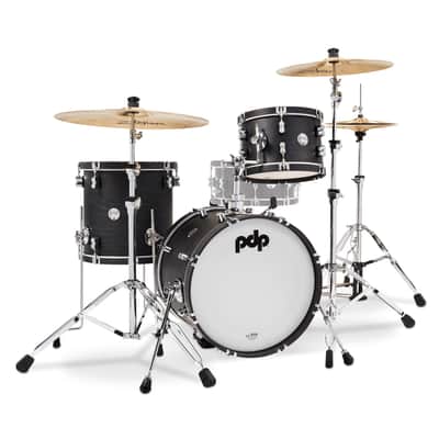 PDP Classic Bop Kit - Ebony w/ Ebony Hoops (PDCC1803E) image 12