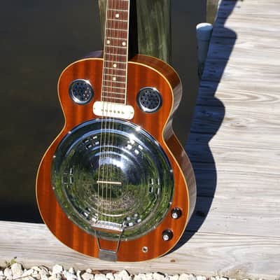 Early Mosrite Electric Dobro Resonator Guitar - 1966 Plainsman Electric Model image 1