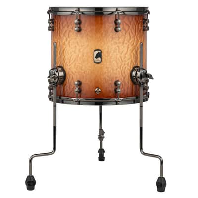 Mapex Black Panther Design Lab Versatus Floor Tom 14X13 - Peach Burl Burst (BPDLNVF1413BPW) image 2