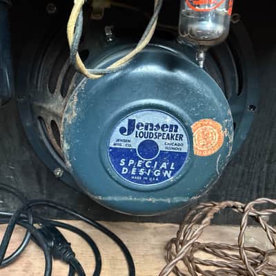 1959 Fender Vibrolux 5F11 Tweed – Original Iron, Astron Signal Caps image 13