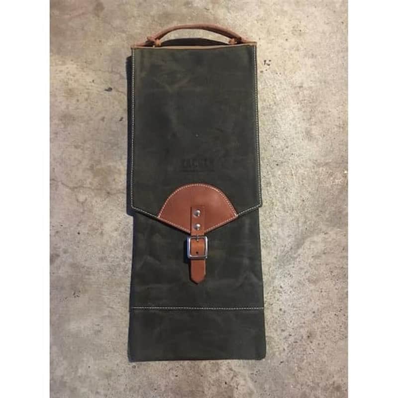 Tackle Instrument Supply Compact Stick Bag Forest Green w/Tan Leather Trim Bild 1