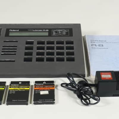 Roland R-8 Human Rhythm Composer + power adaptor + manual + 3 ROM cards (Dry, Mallet, Sound Effects) image 8
