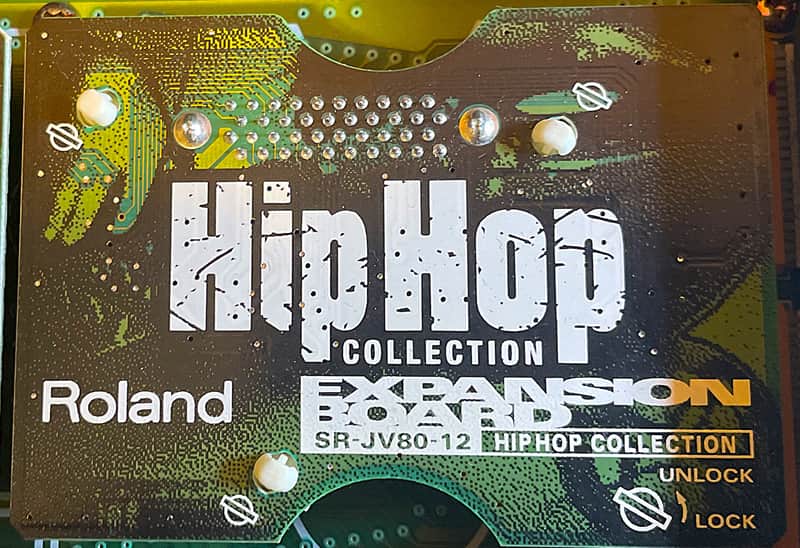 Roland SR-JV80-12 Hip Hop Expansion Board 1990s - Green image 1