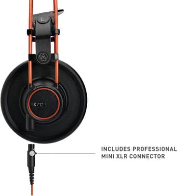 AKG Pro Audio K712 PRO Over-Ear Open-Back Flat-Wire Studio Headphones image 6