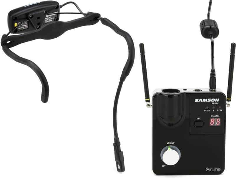 Samson AirLine 99m AH9 Wireless Fitness Headset System - D Band (SW9A9SQEDd1) image 1